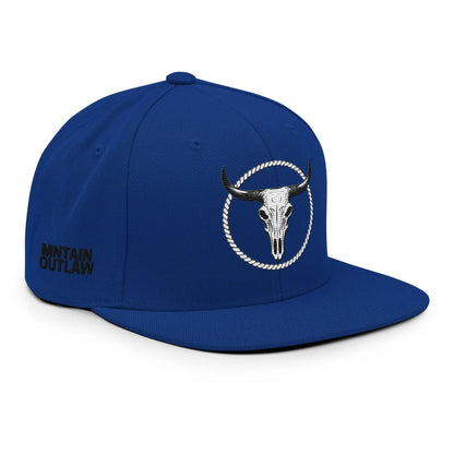 mntain outlaw BOLD Snapback Hat - MNTAIN OUTLAW LTD