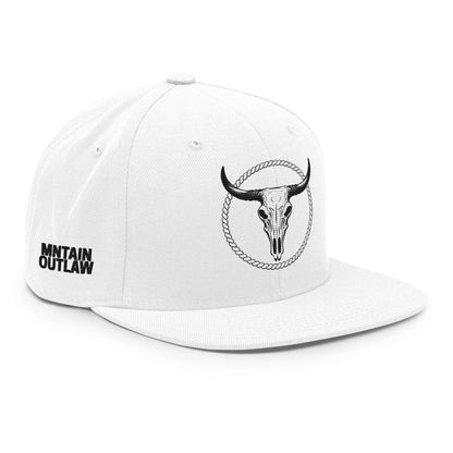 mntain outlaw BOLD Snapback Hat - MNTAIN OUTLAW LTD