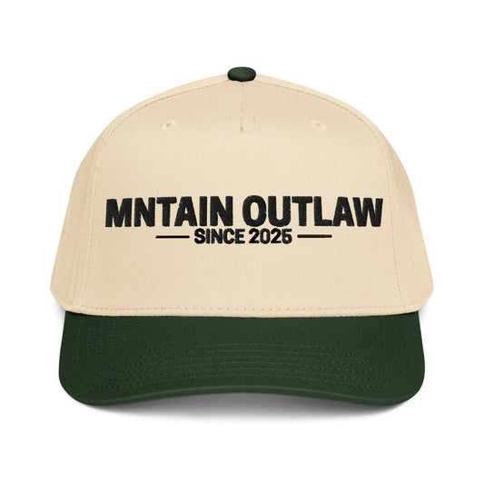 mntain outlaw RAW 5 panel cap - MNTAIN OUTLAW LTD