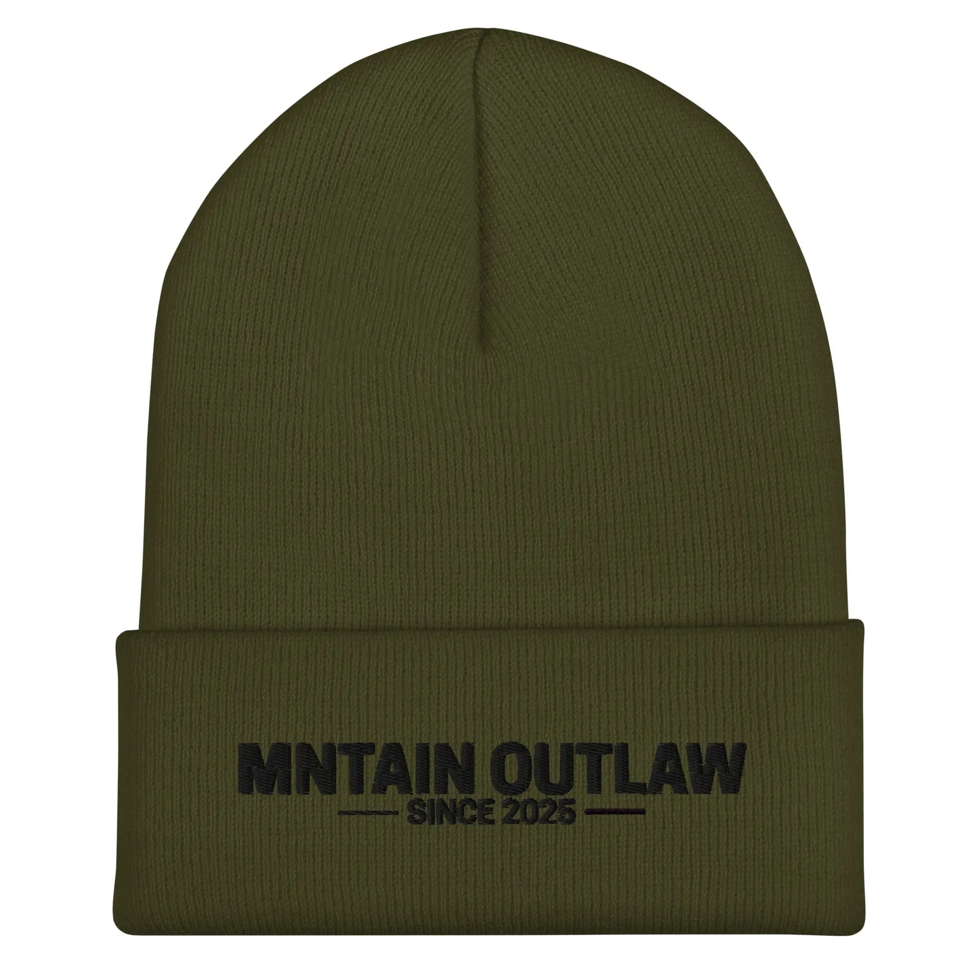mntain outlaw RAW Cuffed Beanie - MNTAIN OUTLAW LTD