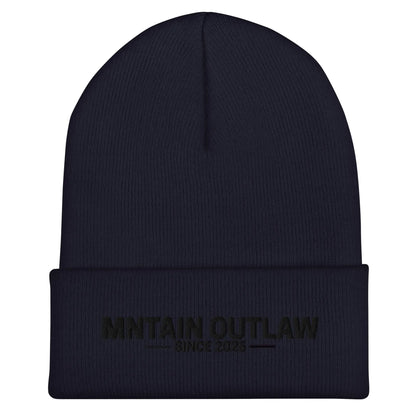 mntain outlaw RAW Cuffed Beanie - MNTAIN OUTLAW LTD