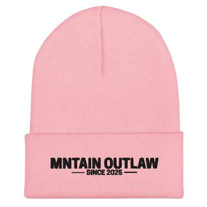 mntain outlaw RAW Cuffed Beanie - MNTAIN OUTLAW LTD