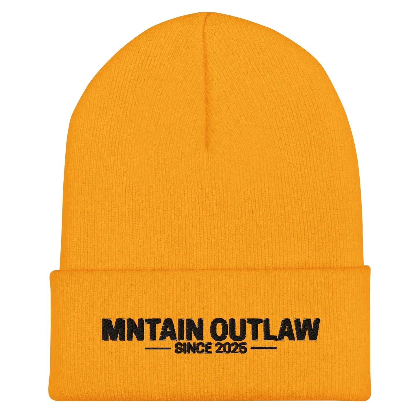 mntain outlaw RAW Cuffed Beanie - MNTAIN OUTLAW LTD