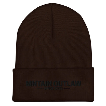 mntain outlaw RAW Cuffed Beanie - MNTAIN OUTLAW LTD