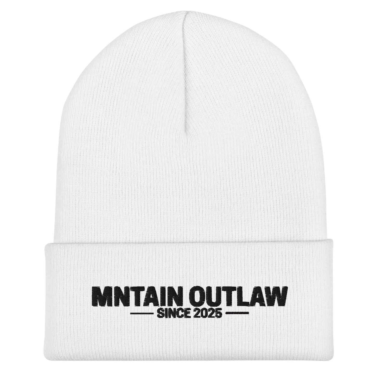 mntain outlaw RAW Cuffed Beanie - MNTAIN OUTLAW LTD
