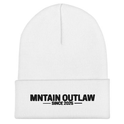 mntain outlaw RAW Cuffed Beanie - MNTAIN OUTLAW LTD