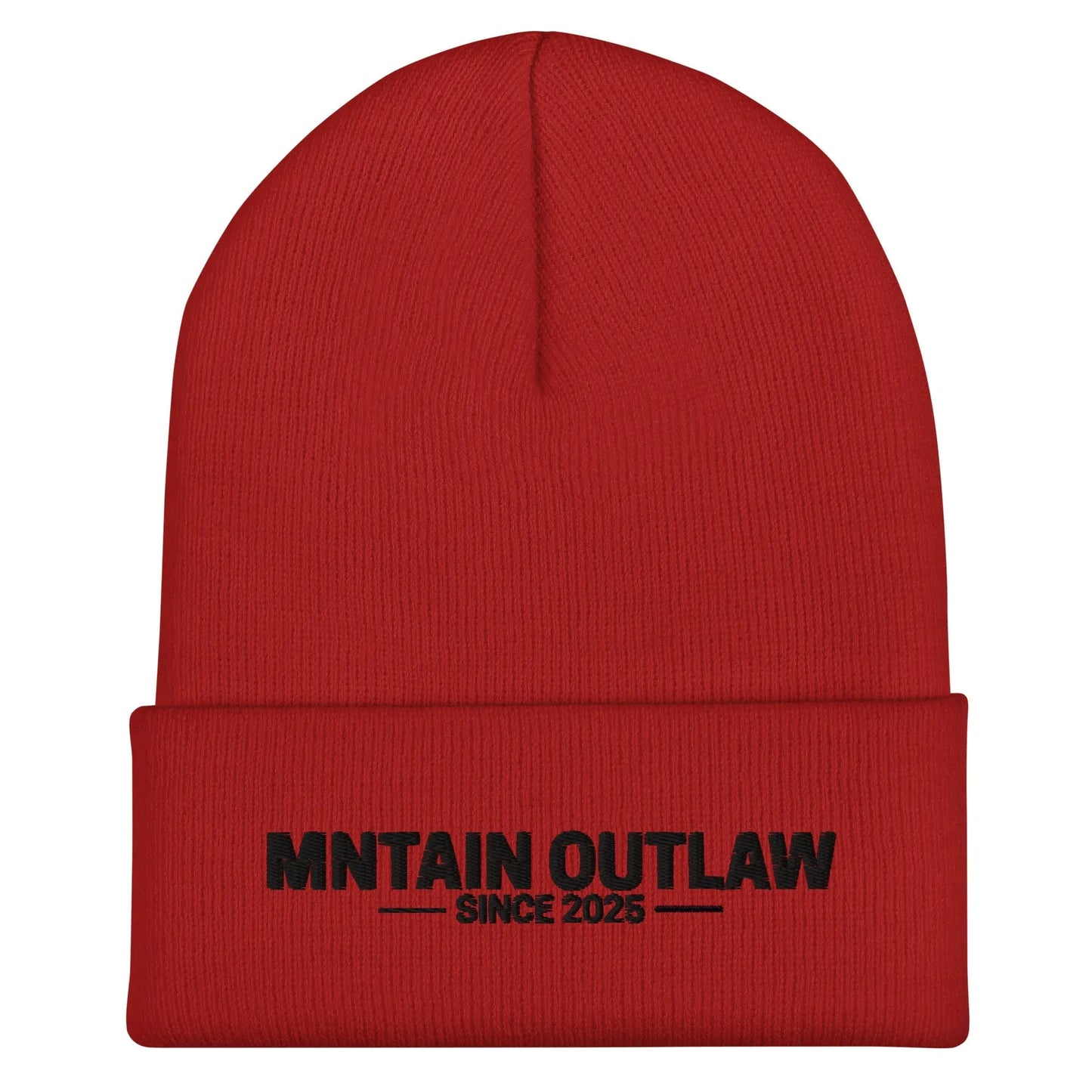 mntain outlaw RAW Cuffed Beanie - MNTAIN OUTLAW LTD