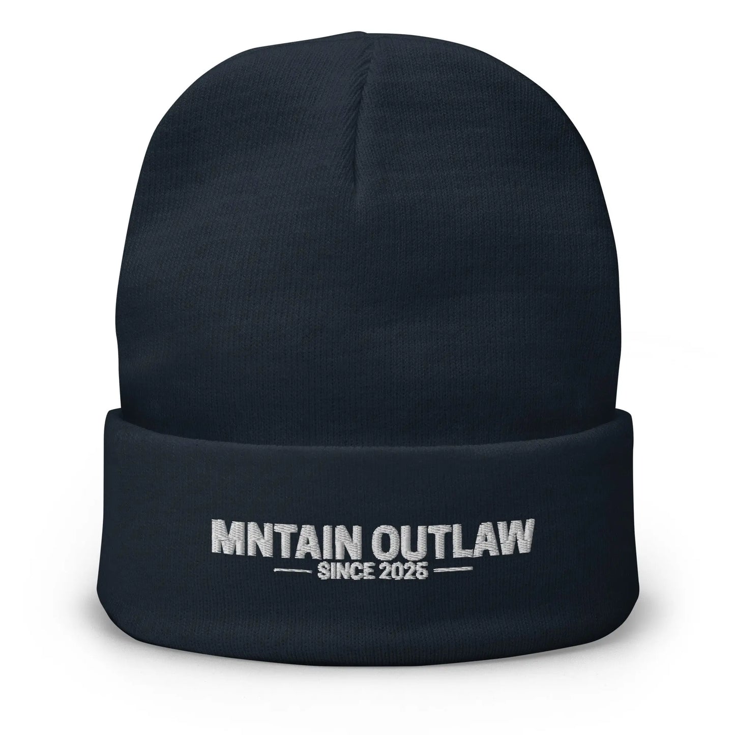 mntain outlaw RAW Embroidered Beanie - MNTAIN OUTLAW LTD