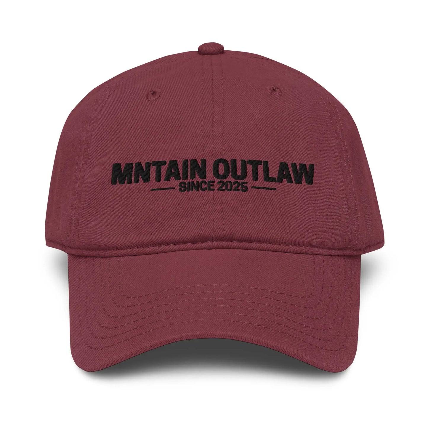 mntain outlaw RAW Garment washed baseball cap - MNTAIN OUTLAW LTD