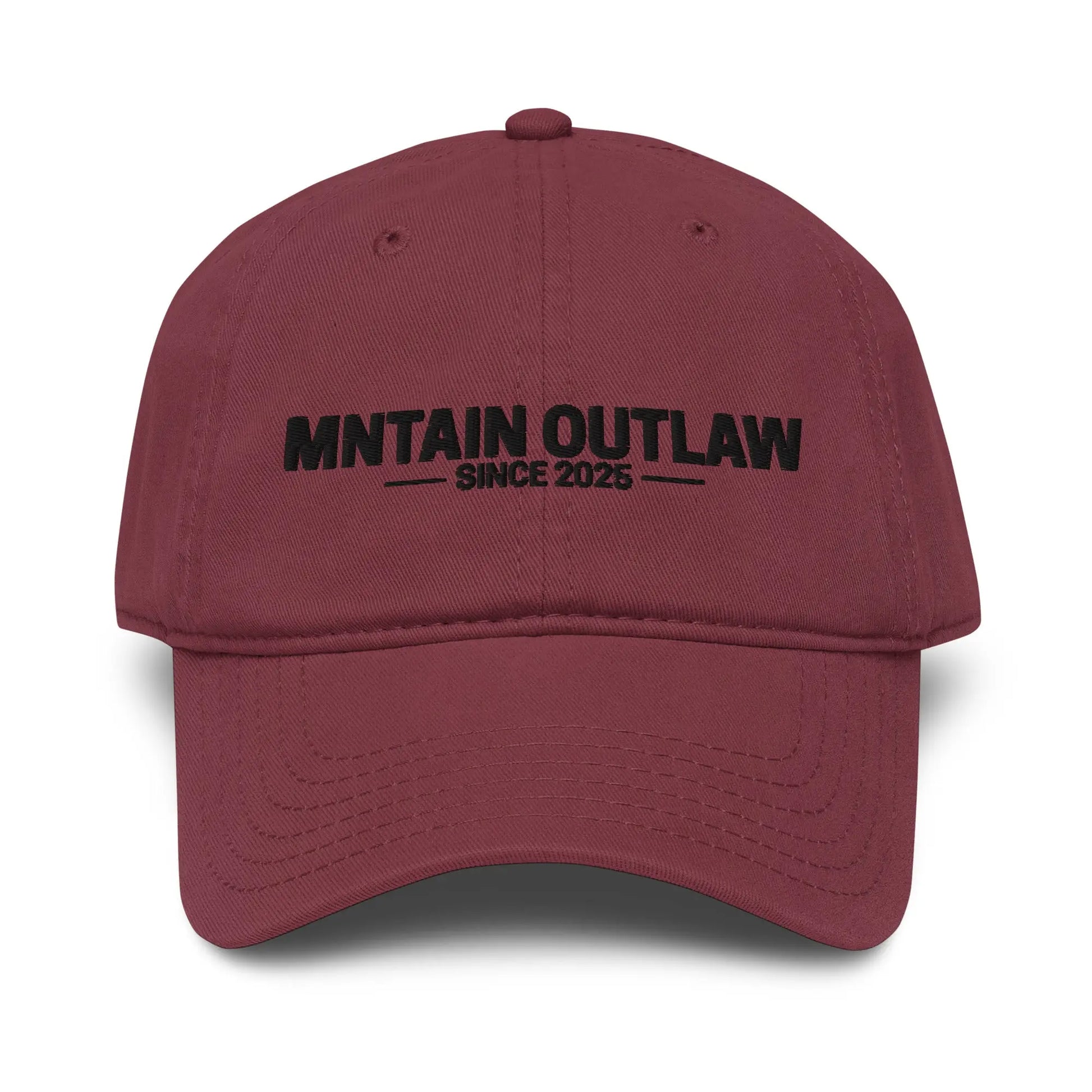 mntain outlaw RAW Garment washed baseball cap - MNTAIN OUTLAW LTD