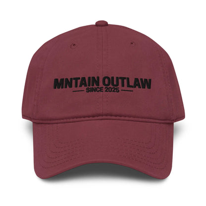 mntain outlaw RAW Garment washed baseball cap - MNTAIN OUTLAW LTD