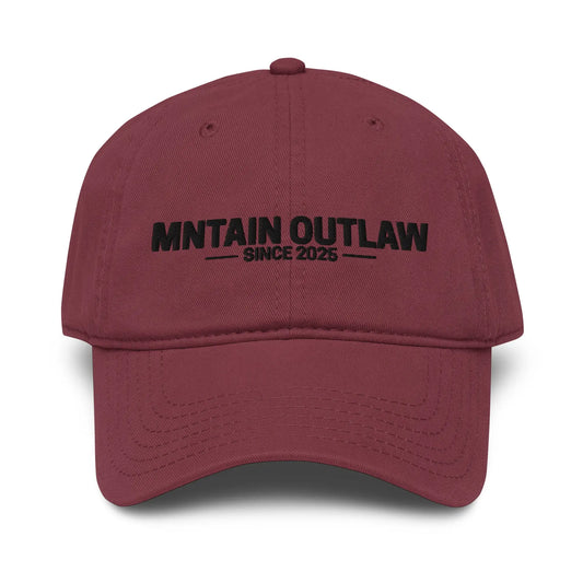 mntain outlaw RAW Garment washed baseball cap - MNTAIN OUTLAW LTD