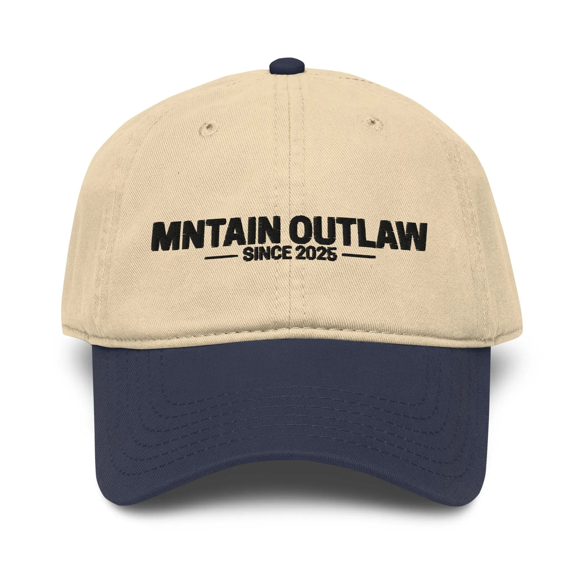 mntain outlaw RAW Garment washed baseball cap - MNTAIN OUTLAW LTD