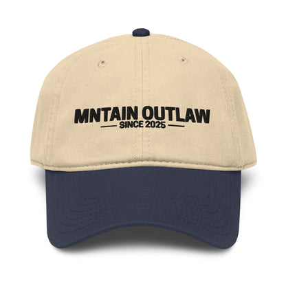 mntain outlaw RAW Garment washed baseball cap - MNTAIN OUTLAW LTD