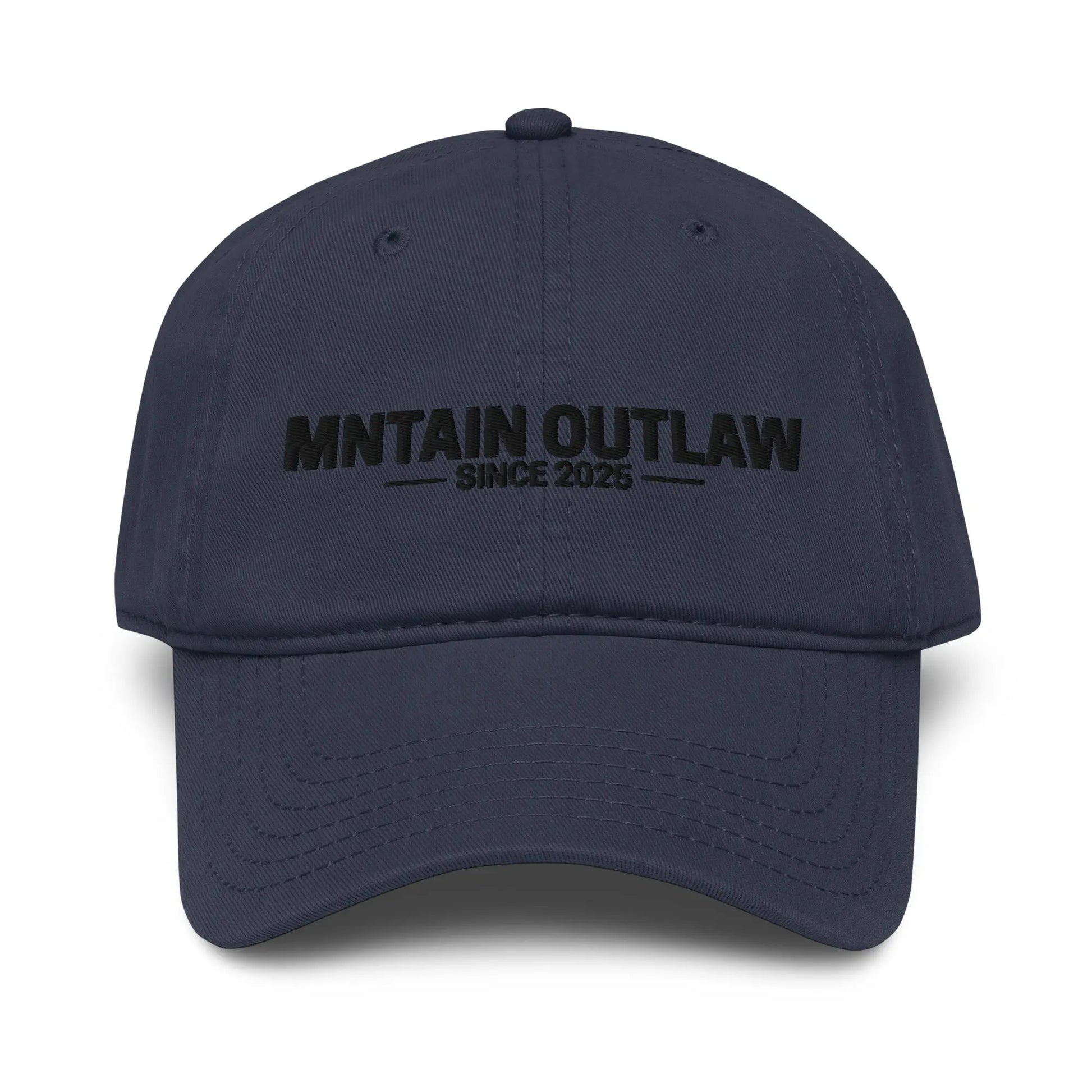 mntain outlaw RAW Garment washed baseball cap - MNTAIN OUTLAW LTD