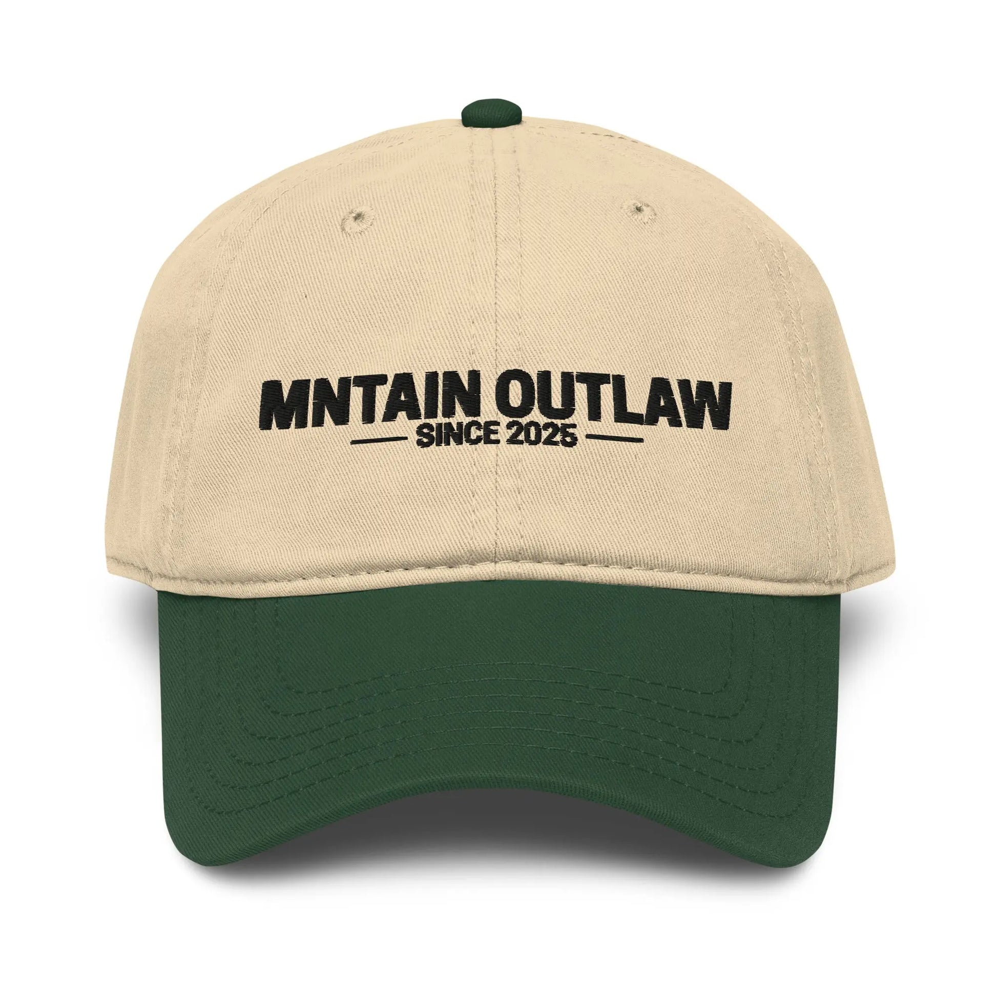 mntain outlaw RAW Garment washed baseball cap - MNTAIN OUTLAW LTD