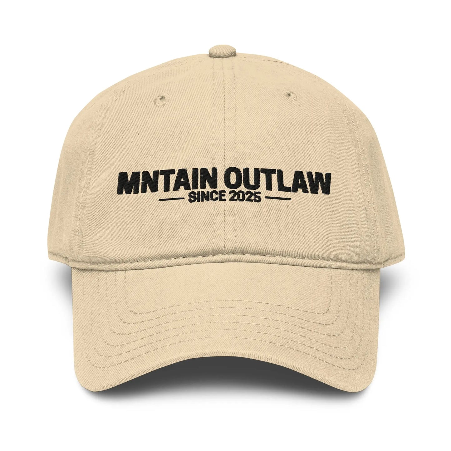 mntain outlaw RAW Garment washed baseball cap - MNTAIN OUTLAW LTD