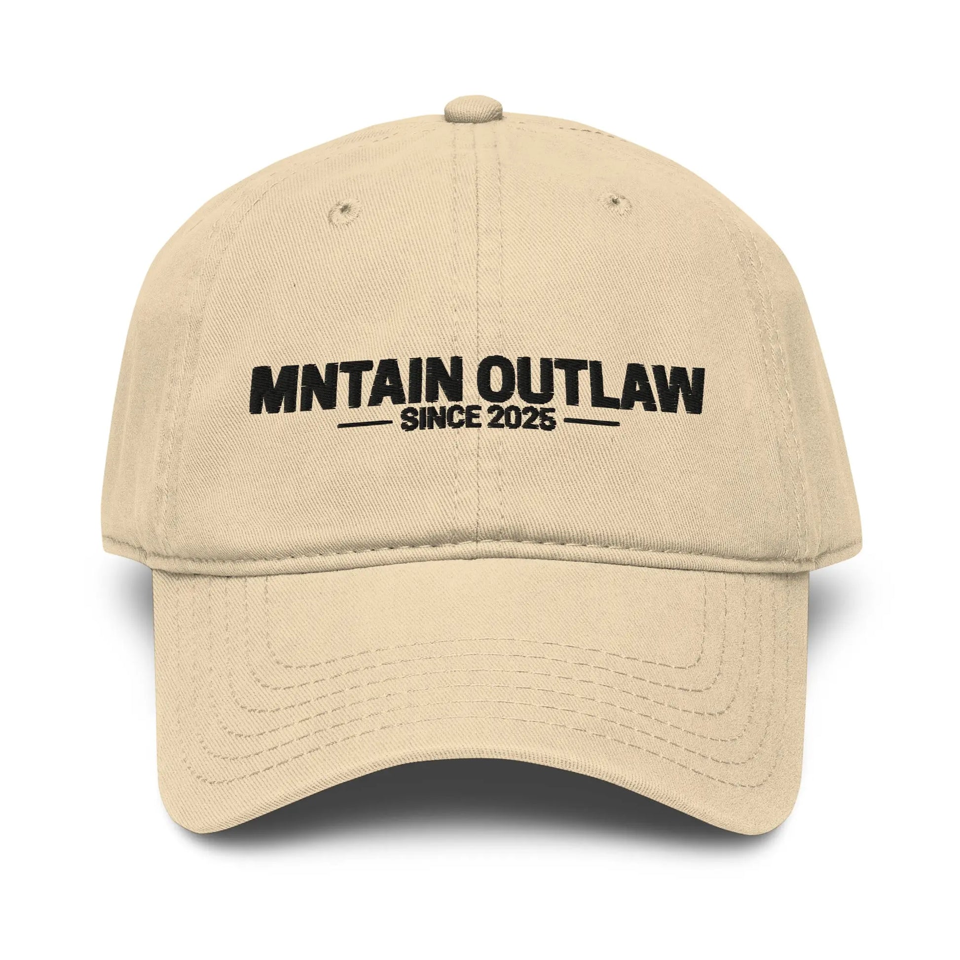 mntain outlaw RAW Garment washed baseball cap - MNTAIN OUTLAW LTD