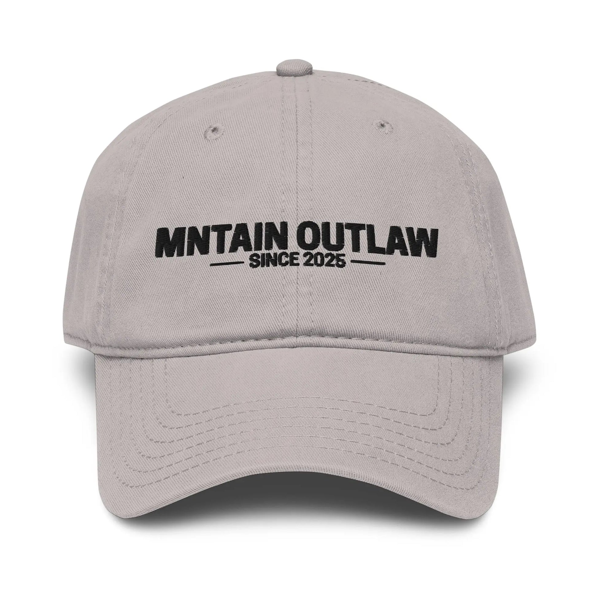 mntain outlaw RAW Garment washed baseball cap - MNTAIN OUTLAW LTD