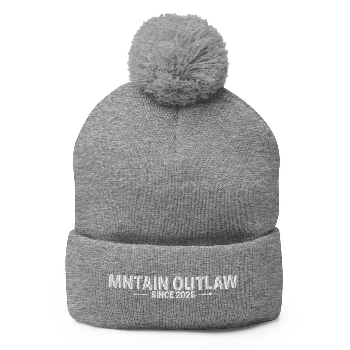 mntain outlaw RAW Pom - Pom Beanie - MNTAIN OUTLAW LTD