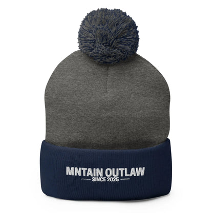 mntain outlaw RAW Pom - Pom Beanie - MNTAIN OUTLAW LTD