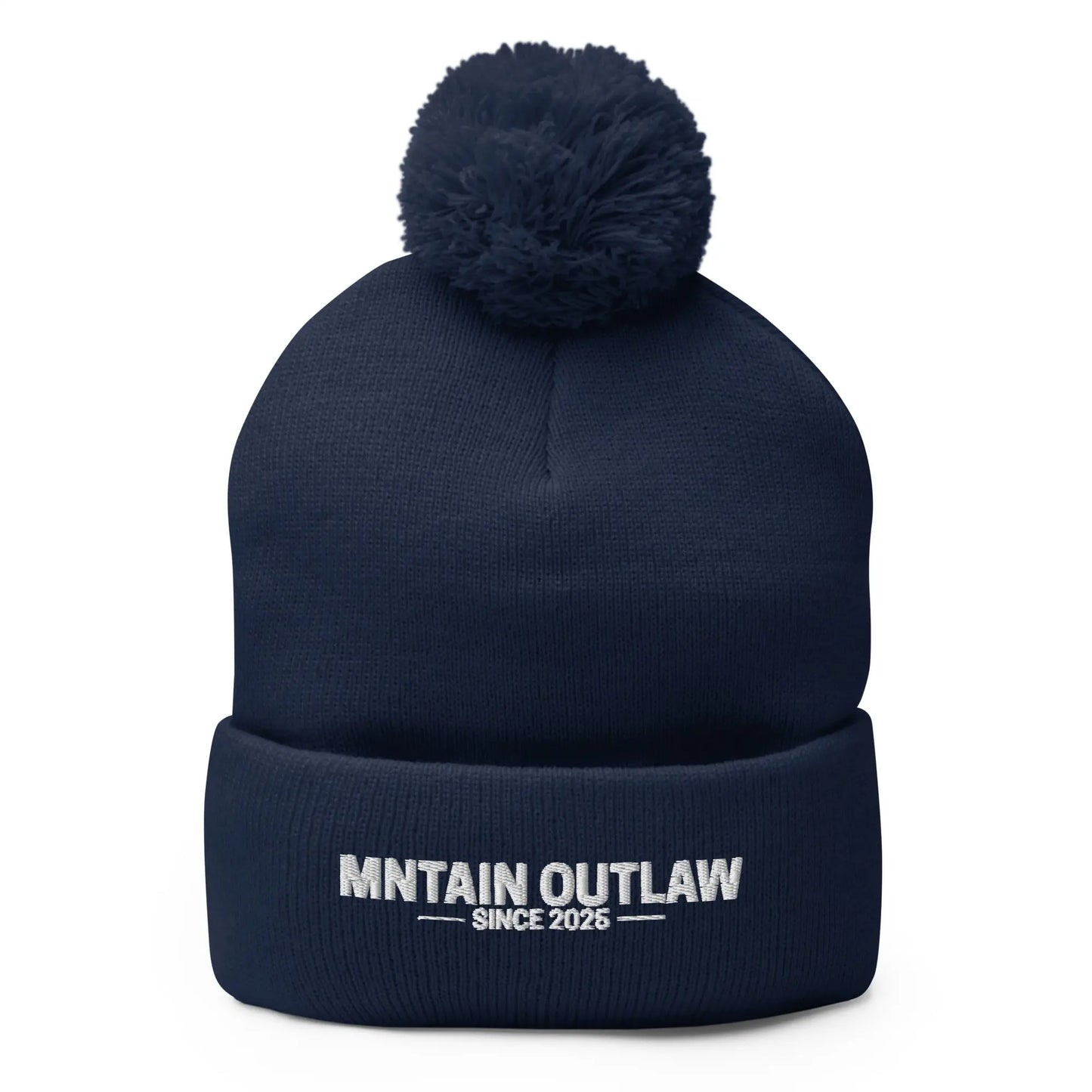 mntain outlaw RAW Pom - Pom Beanie - MNTAIN OUTLAW LTD