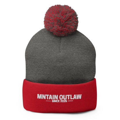 mntain outlaw RAW Pom - Pom Beanie - MNTAIN OUTLAW LTD