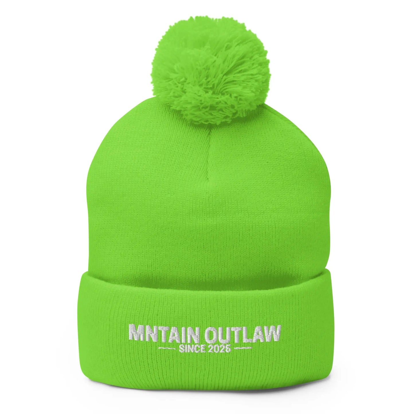 mntain outlaw RAW Pom - Pom Beanie - MNTAIN OUTLAW LTD