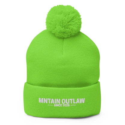 mntain outlaw RAW Pom - Pom Beanie - MNTAIN OUTLAW LTD