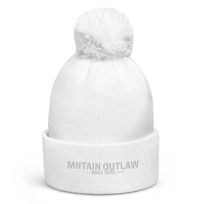 mntain outlaw RAW Pom pom beanie - MNTAIN OUTLAW LTD