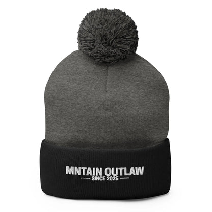 mntain outlaw RAW Pom - Pom Beanie - MNTAIN OUTLAW LTD