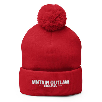 mntain outlaw RAW Pom - Pom Beanie - MNTAIN OUTLAW LTD