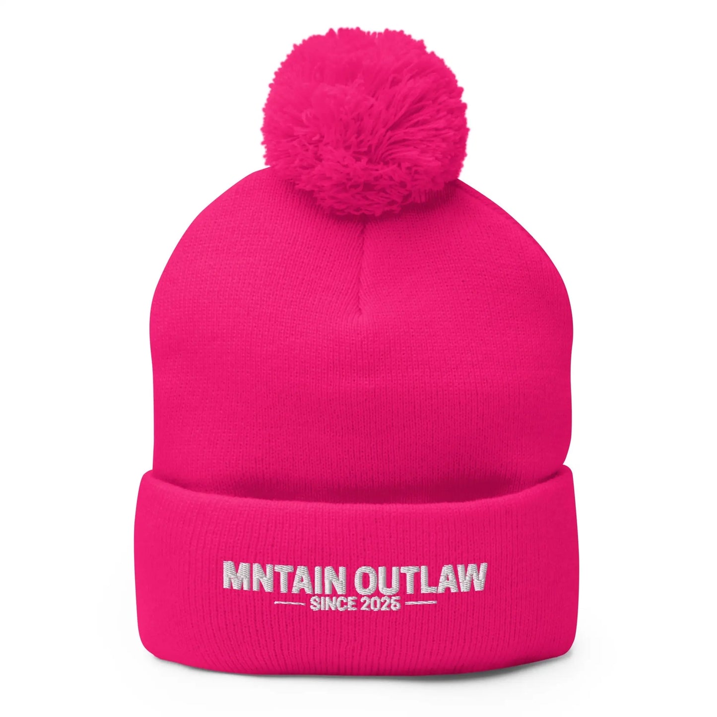 mntain outlaw RAW Pom - Pom Beanie - MNTAIN OUTLAW LTD