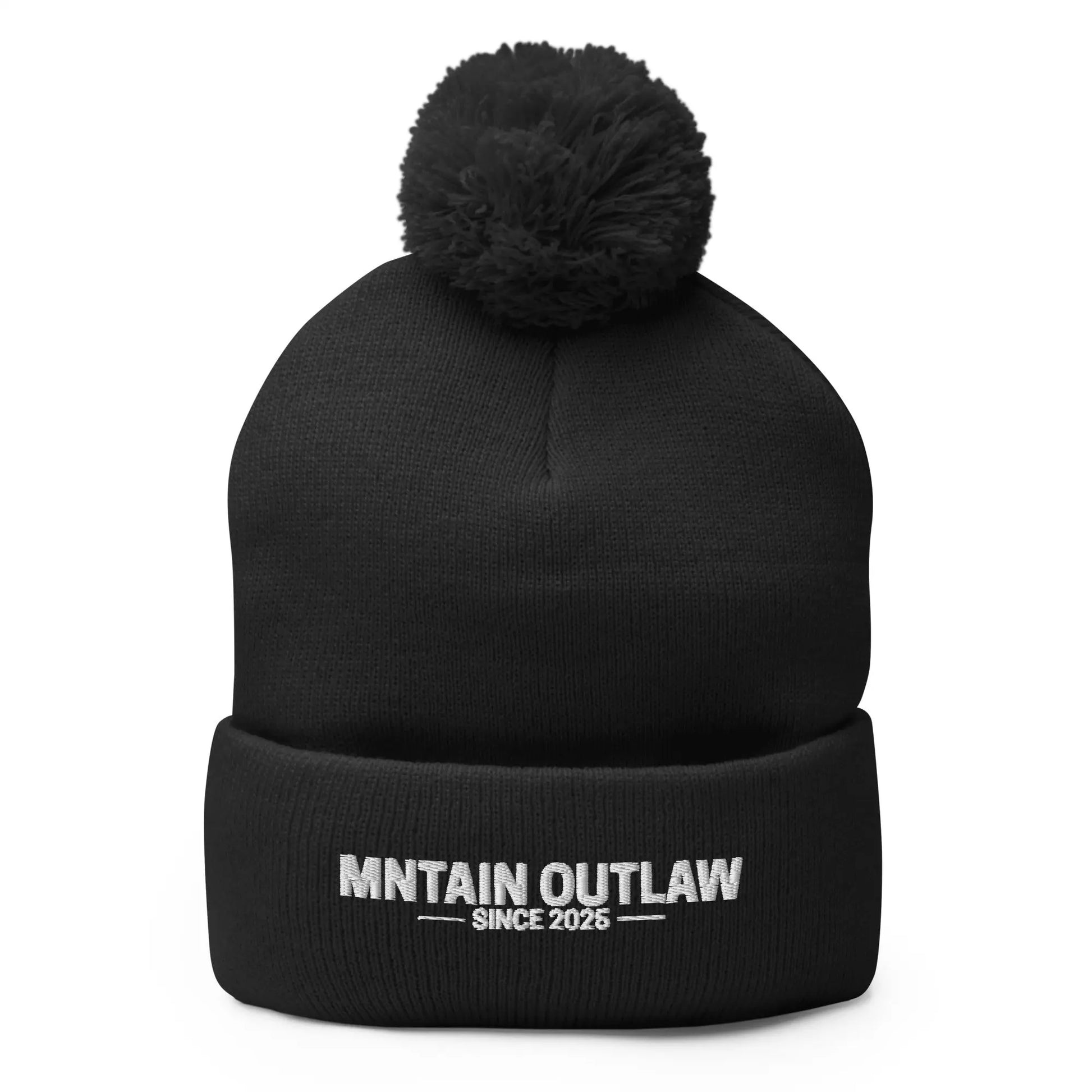 mntain outlaw RAW Pom - Pom Beanie - MNTAIN OUTLAW LTD
