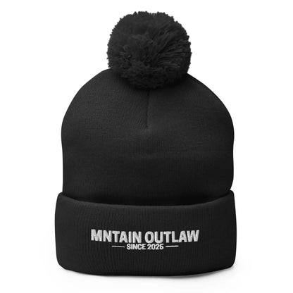mntain outlaw RAW Pom - Pom Beanie - MNTAIN OUTLAW LTD