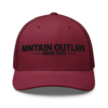 mntain outlaw RAW Trucker Cap - MNTAIN OUTLAW LTD