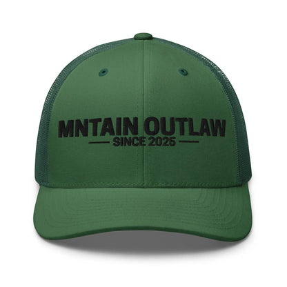 mntain outlaw RAW Trucker Cap - MNTAIN OUTLAW LTD