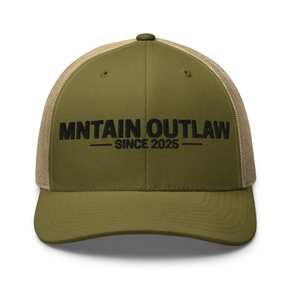 mntain outlaw RAW Trucker Cap - MNTAIN OUTLAW LTD