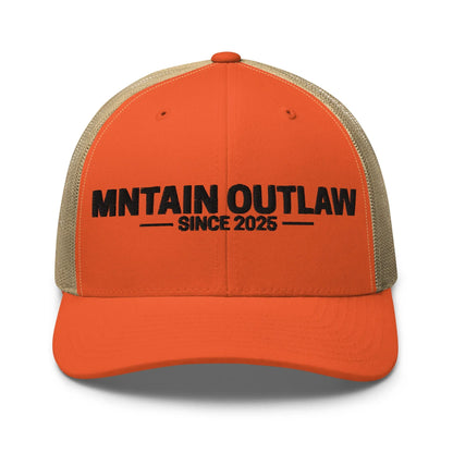 mntain outlaw RAW Trucker Cap - MNTAIN OUTLAW LTD