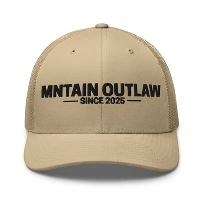 mntain outlaw RAW Trucker Cap - MNTAIN OUTLAW LTD