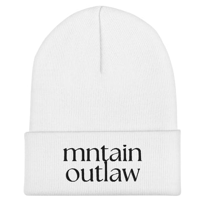 mntain outlaw REBEL Cuffed Beanie - MNTAIN OUTLAW LTD