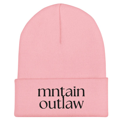 mntain outlaw REBEL Cuffed Beanie - MNTAIN OUTLAW LTD