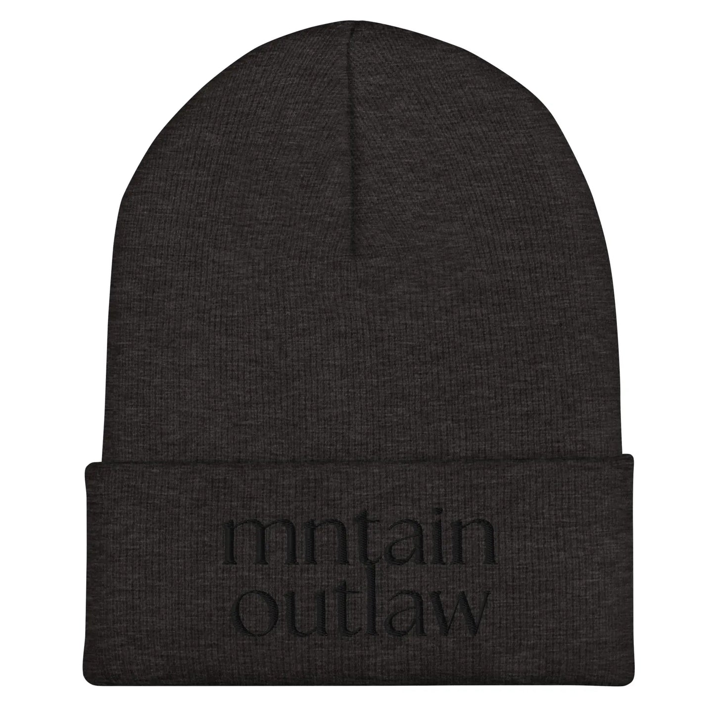 mntain outlaw REBEL Cuffed Beanie - MNTAIN OUTLAW LTD