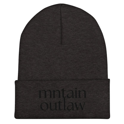 mntain outlaw REBEL Cuffed Beanie - MNTAIN OUTLAW LTD