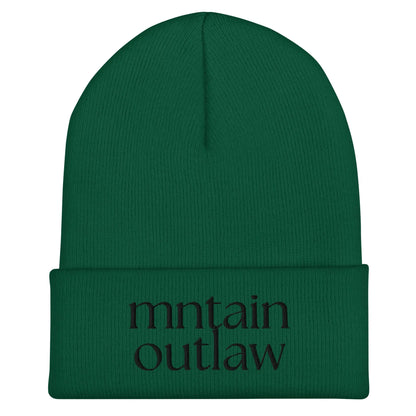 mntain outlaw REBEL Cuffed Beanie - MNTAIN OUTLAW LTD