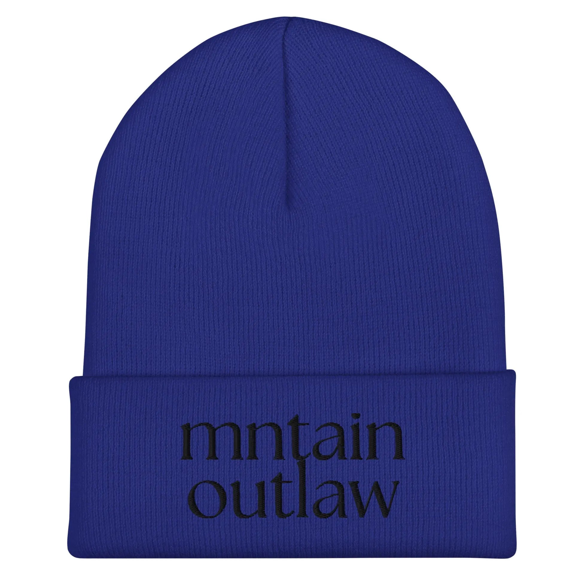 mntain outlaw REBEL Cuffed Beanie - MNTAIN OUTLAW LTD