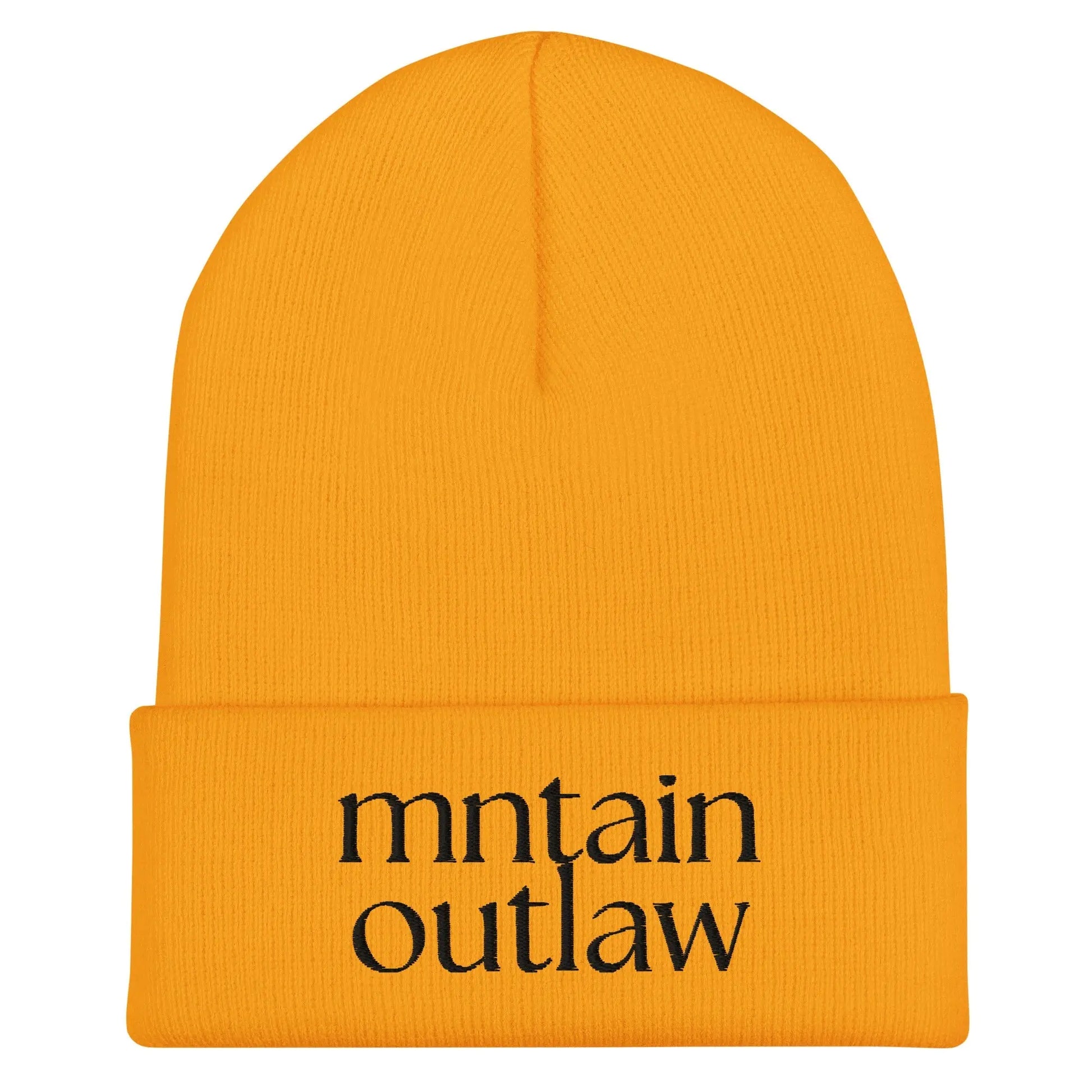 mntain outlaw REBEL Cuffed Beanie - MNTAIN OUTLAW LTD