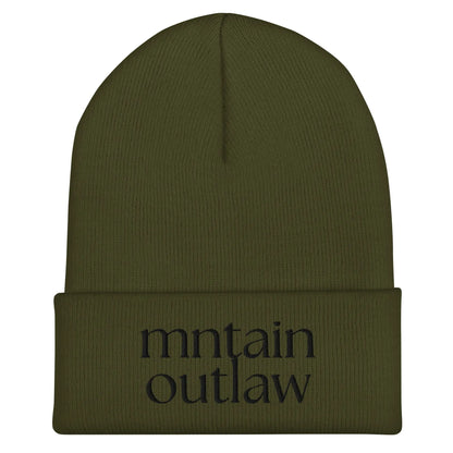 mntain outlaw REBEL Cuffed Beanie - MNTAIN OUTLAW LTD