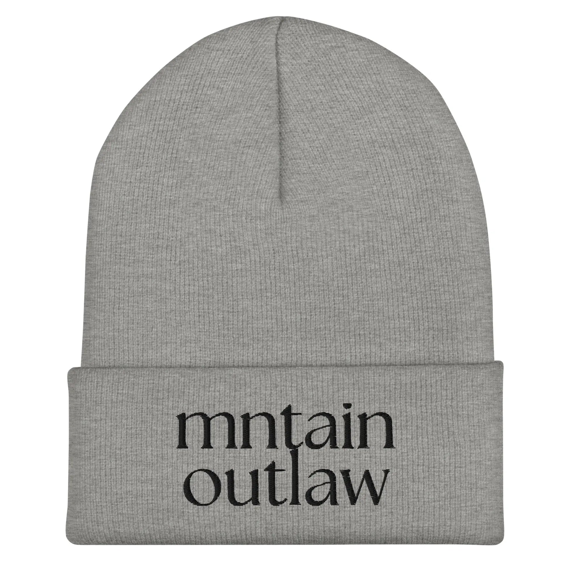 mntain outlaw REBEL Cuffed Beanie - MNTAIN OUTLAW LTD
