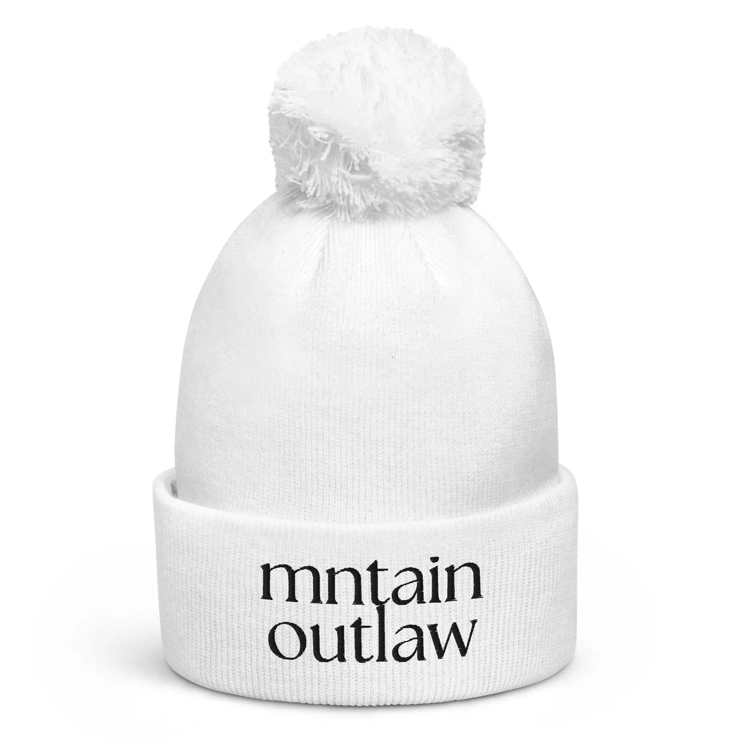 mntain outlaw REBEL Pom pom beanie - MNTAIN OUTLAW LTD
